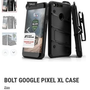 Zizo White Bolt Phone Case for Google Pixel XL New